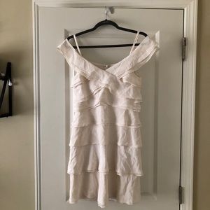 White Ruffle Dress